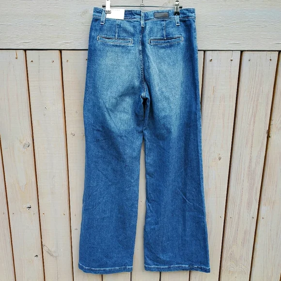 AG Adriano Goldschmied Blue Flare Jeans NWT - Picture 8 of 13